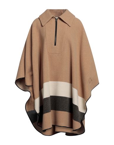 Hugo Boss Boss Woman Cape Camel Size 6 Wool, Polyamide, Cashmere, Polyester In Beige