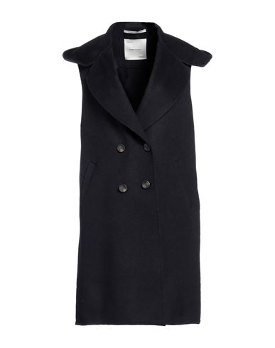 Emma & Gaia Woman Coat Midnight Blue Size 8 Wool, Lyocell, Cashmere