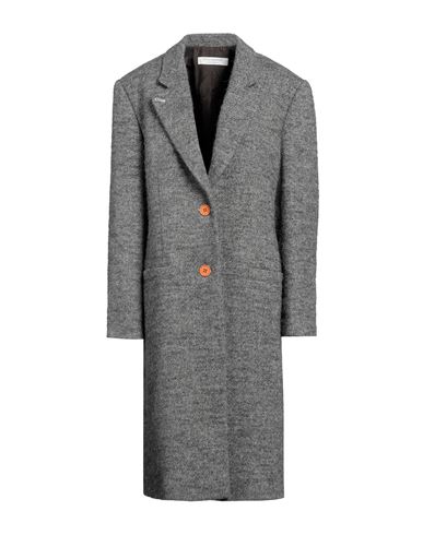 Philosophy Di Lorenzo Serafini Woman Coat Grey Size 4 Linen, Virgin Wool, Polyester, Alpaca Wool, Po