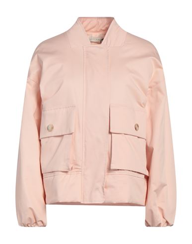 Haveone Woman Jacket Light Pink Size S Cotton, Elastane, Polyester