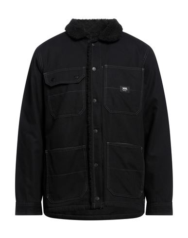 Vans Man Jacket Black Size M Cotton, Polyester