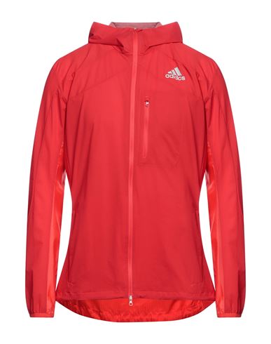 Adidas Originals Adidas Man Jacket Red Size Xs Nylon, Polyurethane, Polyester