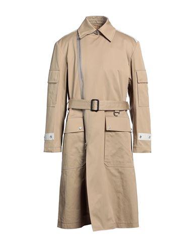 Diesel Black Gold Man Overcoat & Trench Coat Camel Size 38 Cotton, Linen, Rayon In Beige