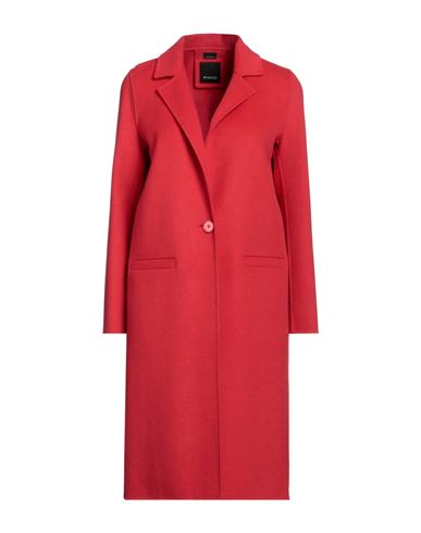 Pinko Woman Coat Orange Size 8 Wool, Polyamide, Polyester, Viscose, Elastane In Red