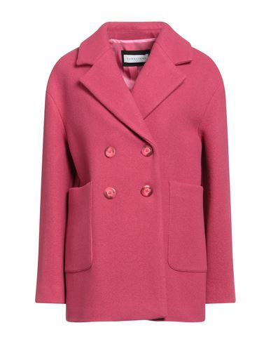 Caractere Caractère Woman Coat Magenta Size 8 Virgin Wool, Recycled Polyacrylic