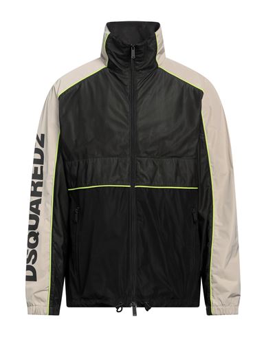 Shop Dsquared2 Man Jacket Black Size 38 Polyester