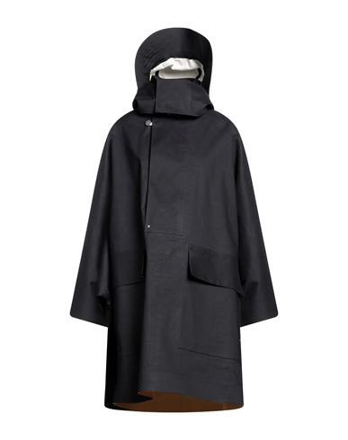 Jil Sander Woman Overcoat Black Size Xl Cotton