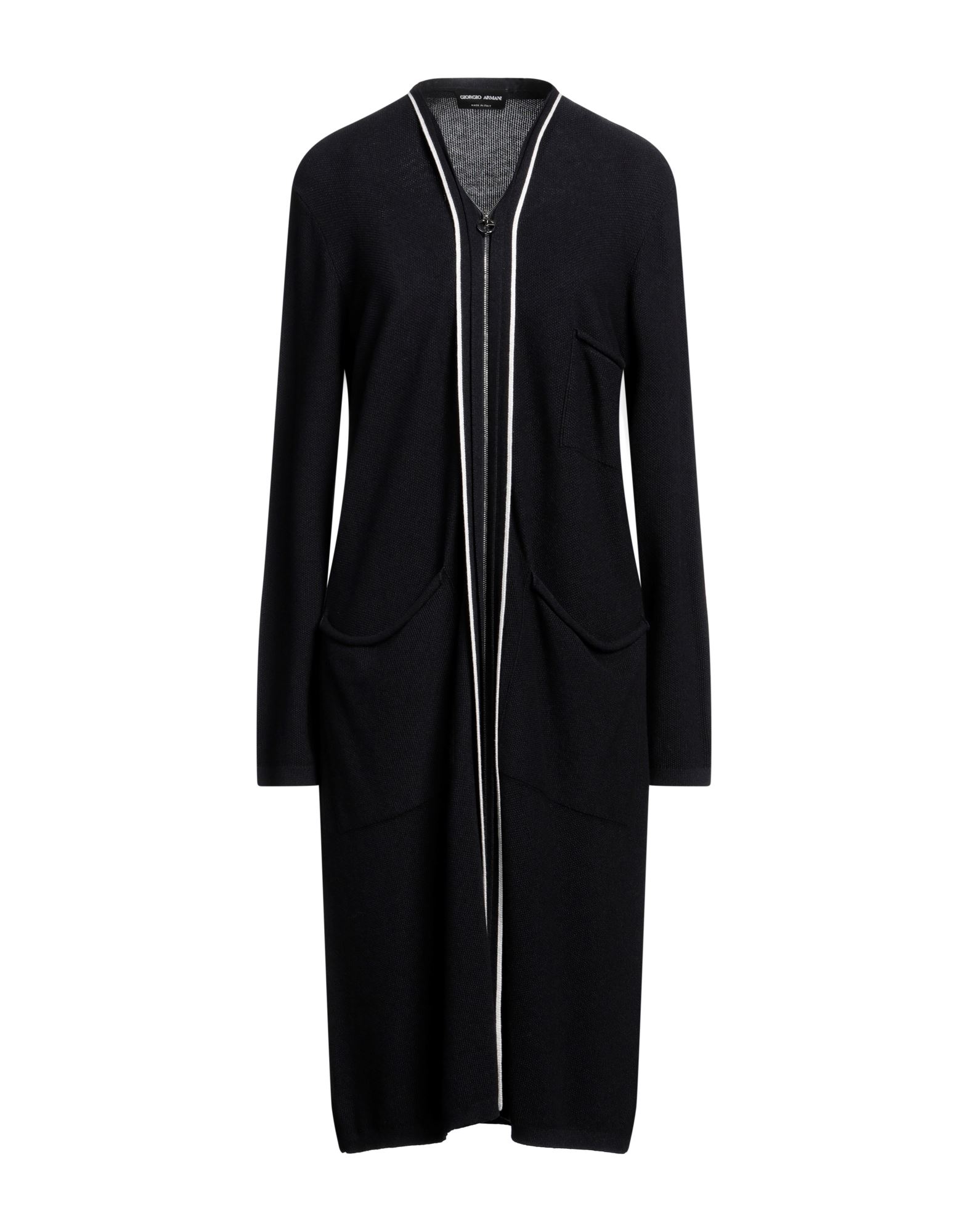 《セール開催中》GIORGIO ARMANI レディース カーディガン ミッドナイトブルー 38 カシミヤ 50% / コットン 50%