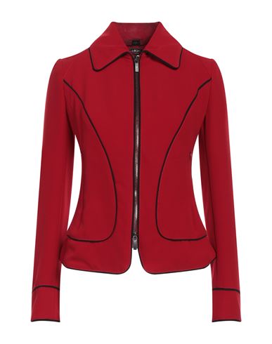 High Woman Jacket Red Size 12 Polyester, Elastane