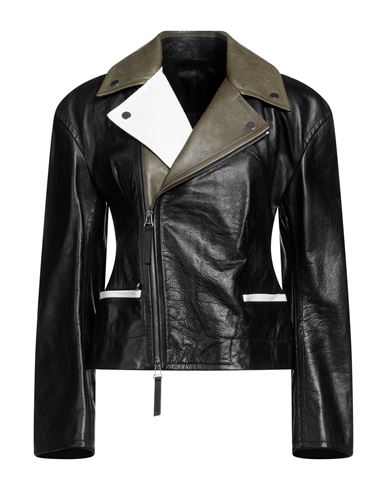 Marni Woman Jacket Black Size 4 Calfskin
