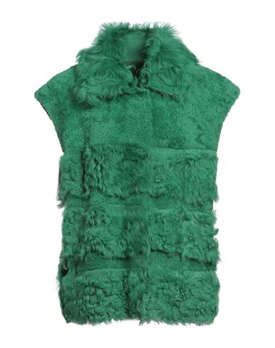 Arma Woman Coat Emerald Green Size 12 Sheepskin