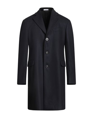 Boglioli Man Coat Midnight Blue Size 46 Cashmere In Blue