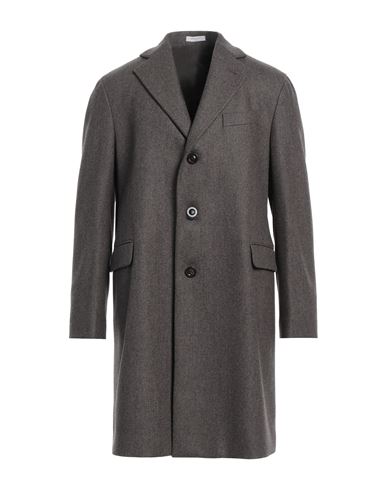 Boglioli Man Coat Dove Grey Size 42 Wool In Gray