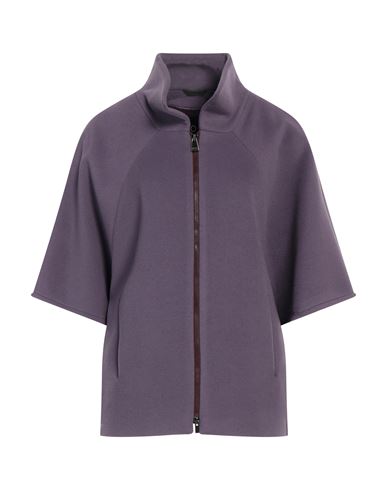 Shop Cinzia Rocca Woman Coat Mauve Size 10 Wool, Polyamide, Cashmere In Purple