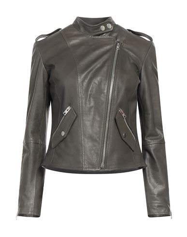 Shop Masterpelle Woman Jacket Dark Green Size 10 Soft Leather