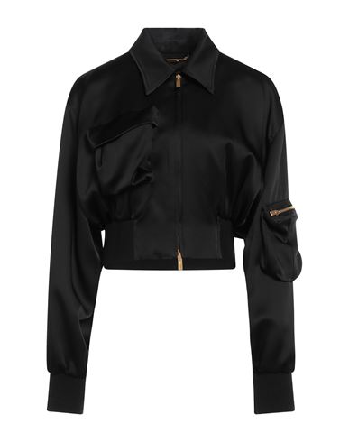 Blumarine Woman Jacket Black Size 6 Acetate, Viscose, Elastane
