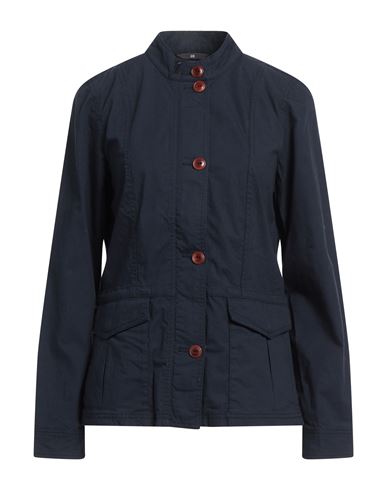 Aigle Woman Jacket Midnight Blue Size 6 Cotton, Elastane