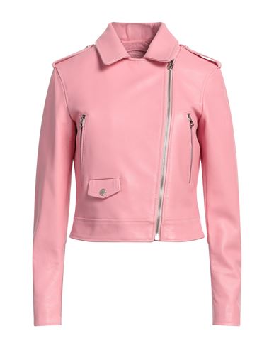 Masterpelle Woman Jacket Pink Size 12 Soft Leather