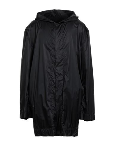 Rick Owens Man Overcoat Black Size 38 Polyamide