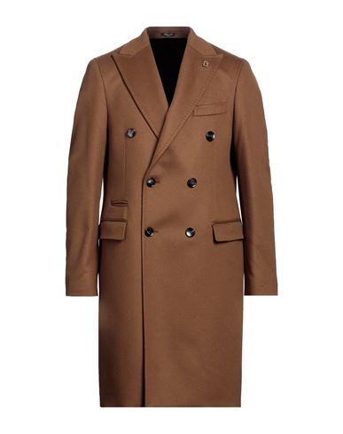 Breras Milano Man Coat Brown Size 42 Virgin Wool