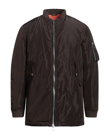 Daniele Alessandrini Homme Man Jacket Dark Brown Size 34 Polyester, Acrylic, Wool