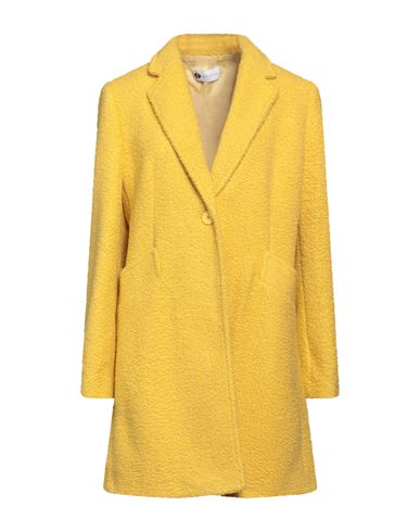 Diana Gallesi Woman Coat Yellow Size 14 Polyester