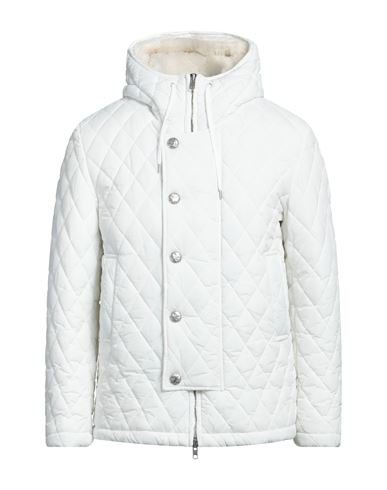 GREY DANIELE ALESSANDRINI GREY DANIELE ALESSANDRINI MAN DOWN JACKET WHITE SIZE 38 POLYAMIDE
