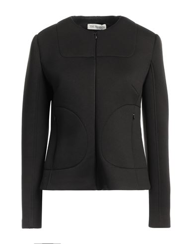 Trussardi Woman Jacket Black Size 8 Polyester, Viscose, Elastane