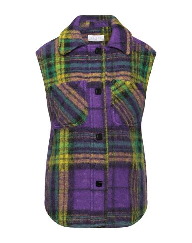 Gaelle Paris Gaëlle Paris Woman Vest Purple Size 4 Wool, Polyester