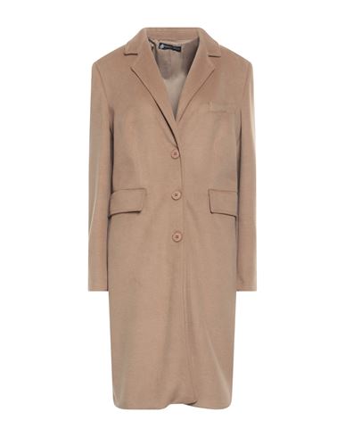 Compagnia Italiana Woman Coat Camel Size 12 Polyester In Beige