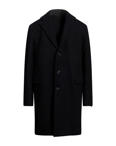 Brooksfield Man Coat Midnight Blue Size 42 Wool, Polyamide, Elastane