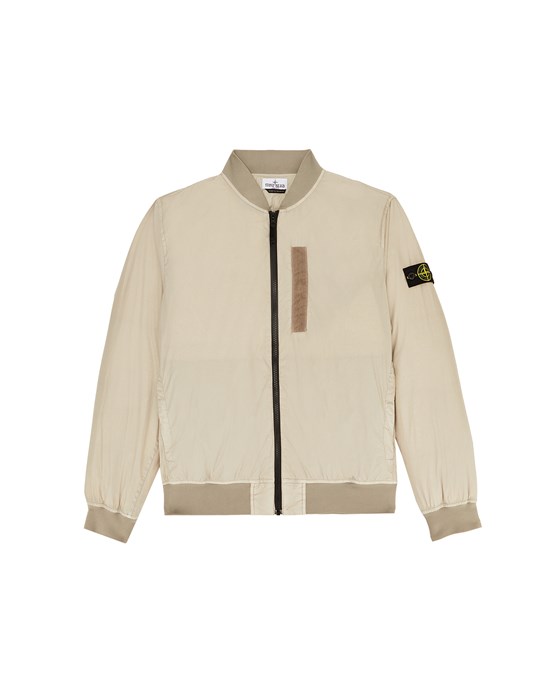 Jacket 40323 GARMENT DYED CRINKLE REPS NY DOWN  STONE ISLAND JUNIOR - 0