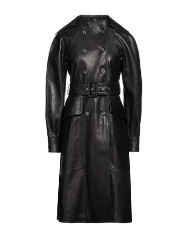 N°21 Woman Coat Black Size 4 Goat Skin