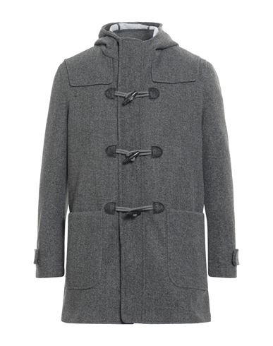 Barbati Man Coat Grey Size 42 Polyester, Polyamide In Gray