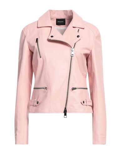 Simonetta Ravizza Woman Jacket Pink Size 8 Ovine Leather