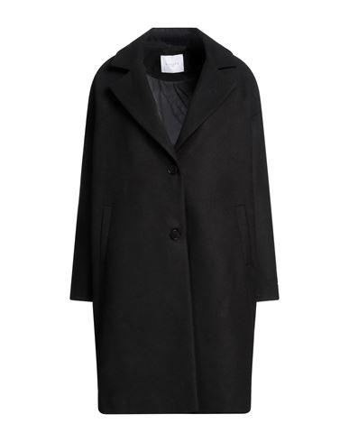 Gaelle Paris Gaëlle Paris Woman Coat Black Size 8 Polyester, Viscose, Elastane