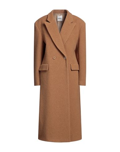 Sandro Woman Coat Camel Size 6 Wool, Polyamide, Acrylic In Beige