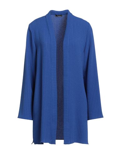 Hanita Woman Blazer Blue Size 6 Polyester, Elastane, Viscose
