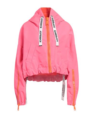 Khrisjoy Woman Jacket Fuchsia Size 00 Polyester In Pink