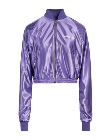 Khrisjoy Woman Jacket Light Purple Size 1 Polyester