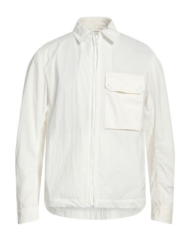 Ten C Man Jacket White Size 42 Polyamide, Polyester