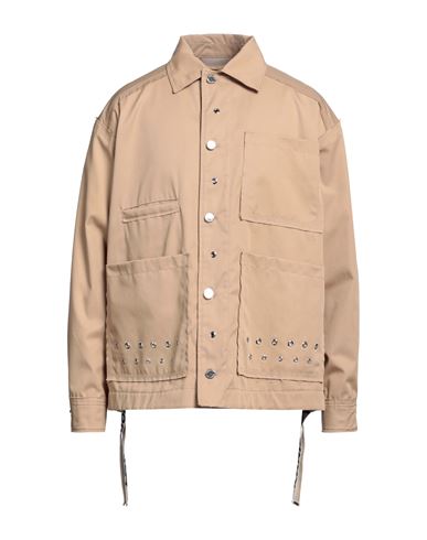 Khrisjoy Man Jacket Sand Size 0 Polyester, Cotton, Polyamide In Beige