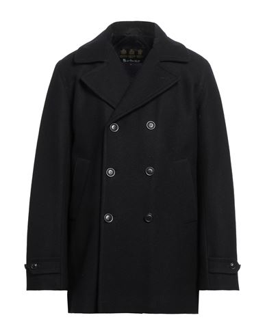 Barbour Man Coat Midnight Blue Size L Wool, Polyamide