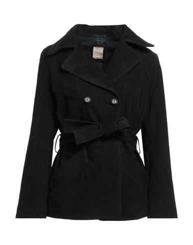 Andrea D'amico Woman Coat Black Size 8 Soft Leather