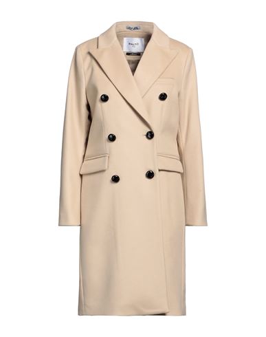 Paltò Woman Coat Beige Size 6 Virgin Wool, Cashmere, Nylon