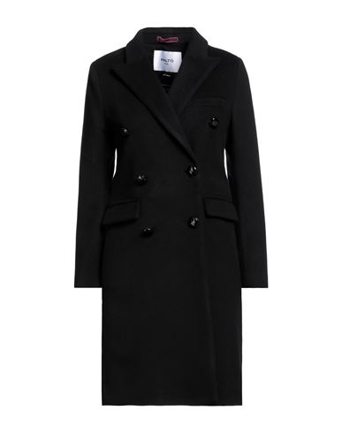 Paltò Woman Coat Black Size 6 Virgin Wool, Cashmere, Nylon