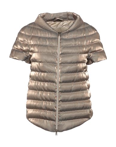 Herno Woman Down Jacket Dove Grey Size 12 Polyester