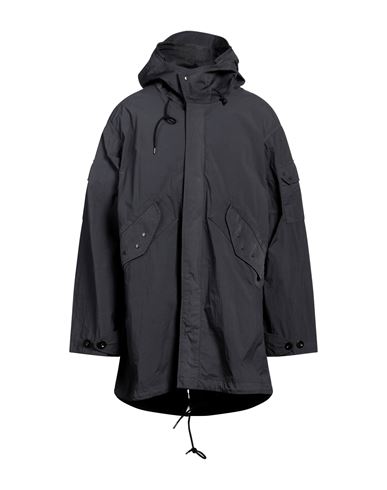 Ten C Man Overcoat & Trench Coat Lead Size 42 Polyamide, Polyester In Grey