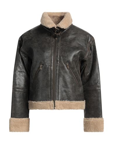Andrea D'amico Maffy Jacket In Brown