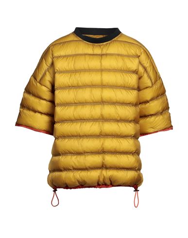 Dsquared2 Man Down Jacket Ocher Size 38 Polyamide In Yellow